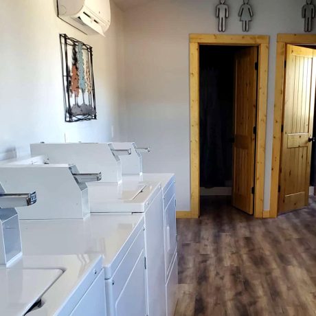 laundry room with washing machines